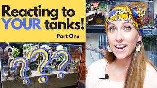 Reacting to our SUBSCRIBERS Hermit Crab Tanks! pt.1 || 2,000 Subscriber Special