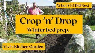 Vivi's Kitchen Garden: Crop 'n' Drop. Winter bed prep.