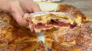 Torta di pasta sfoglia con marmellata e mele | Divertirsi in cucina