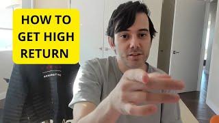 Martin Shkreli Explains How To Get High Return In The Stock Market