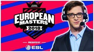 Noway4u Beast Performance | European Masters ESG vs TS - LoL