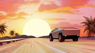 ጀንበር ስትጠልቅ አኒሜሽን sunset drive animation