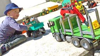 UNIMOG Toys for Children Play - Bruder Trucks Outdoor Activities for Kids