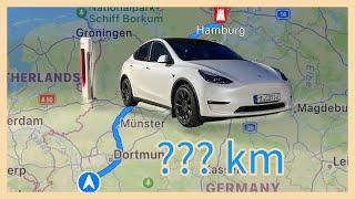 #7 Tesla Reichweite im Test - Model Y Long Range