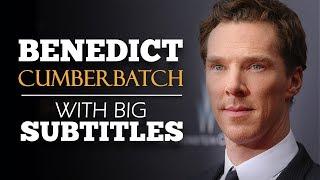 ENGLISH SPEECH | BENEDICT CUMBERBATCH: Just Do It! (English Subtitles)