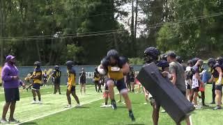 BlueGoldNews.com: WVU Football Defense Combo Drill