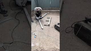 Cleaning Steel And Welding #diy #diwhy #renovation #milwaukeepowertools #fabrication #loveyourmisso