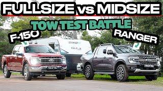 Do you REALLY need a big ute to tow? (Ford Ranger vs Ford F-150 tow test)