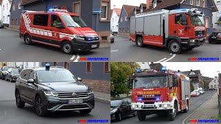 [Sirenenalarm - Verkehrsunfall mit LKW und 2 PKW eingeklemmte Personen] Alarmübung in Kleinwallstadt