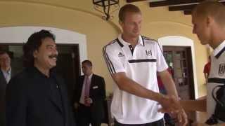 New Chairman Shahid Khan meets the Fulham Players