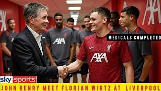 JOHN HENRY WELCOMES FLORIAN WIRTZ AS LIVERPOOL SMASH PREMIER LEAGUE TRANSFER RECORD!