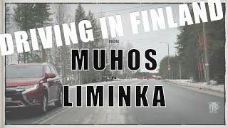 Driving in Finland - Muhos-Liminka, 4K, 21.2.2025