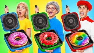 Eu vs Minha Vó No Desafio De Culinária | Truques e Gadgets Secretos Fáceis Multi DO Challenge