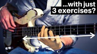 Master the ENTIRE bass neck with only 3 SIMPLE exercises