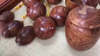 花梨木鬼眼茶叶罐，好看！