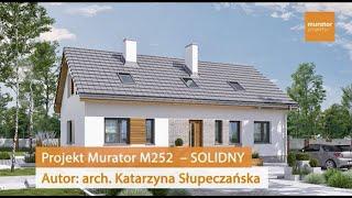 Idealny dom dla rodziny 2+2 Projekt M252 - Solidny | Murator PROJEKTY