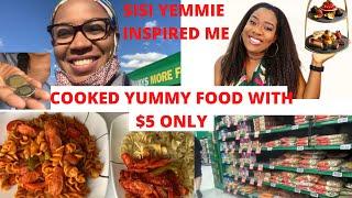 SISIYEMMIE CHALLENGED ME |CAN #1500 $5 FEED MY FAMILY OF 6 IN CANADA? #sisiYemmieTV #cookwith1500 $5