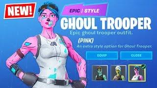 OG PINK GHOUL TROOPER!! New Halloween ITEM SHOP Update!! (Fortnite Battle Royale)