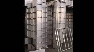 Aluminum formwork test assembly