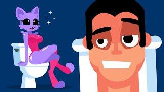 Catnap Girl VS Skibidi Toilet | The Amazing Digital Circus Animation