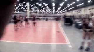 Volleyball to the camera #2