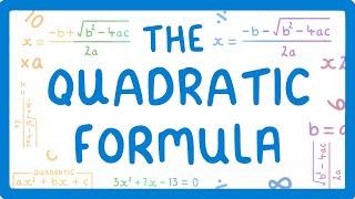 GCSE Maths - Solving Quadratics Using the Quadratic Formula  #51