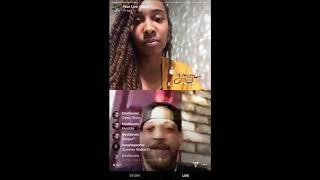 AybrielBTV interviews singer J Holiday on IG Live.