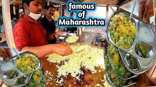 Famous Kanda Poha of Maharashtra | Kadhai Poha in Shrirampur | Khane Ka Shaukeen | Street Food India