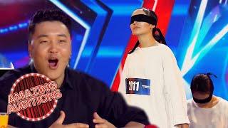 BLINDFOLDED Dance Crew WOW Judges With FLAWLESS Audition | Amazing Auditions