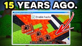 What Were The FIRST Minecraft Hacks Like?