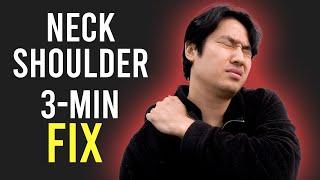 Fix Neck And Shoulder Pain Easy｜3-Minute Routine｜Hisdream Corrective Exercise