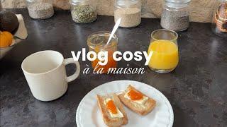 Daily vlog cosy à la maison (il neige dehors).