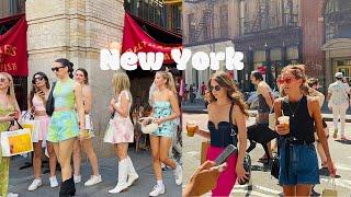 [4K]NYC Summer WalkHot Saturday️‍Greenwich Village & SoHo in Manhattan | June 2022