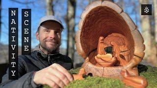 I made a large nativity scene from solid wood using MANPA tools