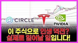 이 주식으로 인생 역전? 실제로 일어날 일입니다. 서클 테슬라 엔비디아 팔란티어 SOXL...