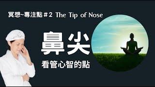 瑜伽快報_鼻尖＿Tip of Nose，眼睛專注在鼻尖，被稱為蓮花點冥想，看管心智的地方，指揮腦下垂體，Yogi Bhajan的教導