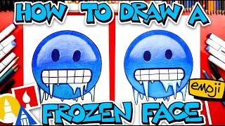  How To Draw The Frozen Face Emoji 