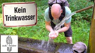 Schild „Kein Trinkwasser“ an Quellen