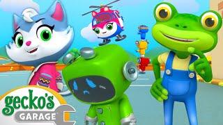 Go Go Green Mechanical! | Gecko's Garage | Trucks For Children | Cartoons For Kids