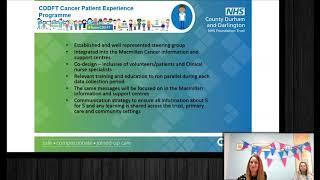 County Durham and Darlington NHS Foundation Trust - CDDFT Cancer Patient Experience Programme