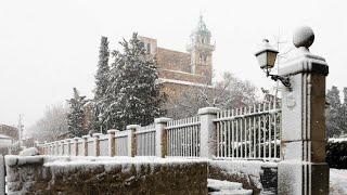 Mit Wintereinbruch in Spanien auch dicke Schneedecke auf Mallorca