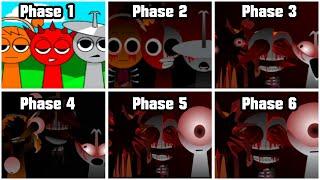 Incredibox Sprunki ALL PHASES VS | Sprunki Phase 1 to 6 Mods