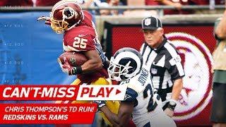 Chris Thompson Tears Through Rams Defense for 61-Yard TD Run! | Can't-Miss Play | NFL Wk 2