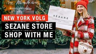 Sezane Haul | Trying Pieces At The New York City Store |  Shop With Me French Style Fashion