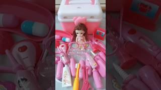 Satisfying with Unboxing & Review Cute Pink Medical Clinic Doctor Set/ASMRTOYS