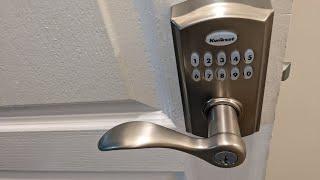 Kwikset SmartCode 955 Keypad Electronic Lever Door Lock Install and ReKey Steps