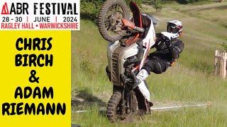 UNBELIEVABLE SKILLS FROM CHRIS BIRCH & ADAM RIEMANN AT THE ADVENTURE BIKE RIDER FESTIVAL 2024