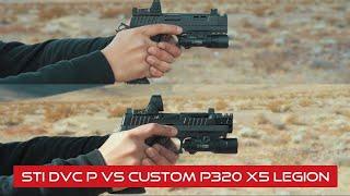 STI DVC P vs. Custom P320 X5 Legion!