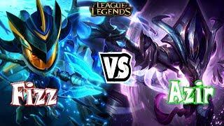 Fizz Vs Azir NEW RUNES SEASON 8 ... Dark Harvest Fizz Mid