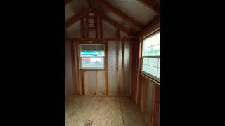 12x20 Utility Shed #shed #backyardshed #storagesolution #diyshed #building #gable #gardenshed #home